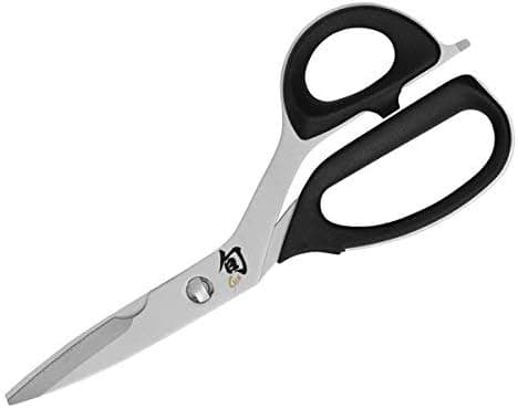 Beautiful Kitchen Scissors with Blade Cover in Grey Smoke by Drew