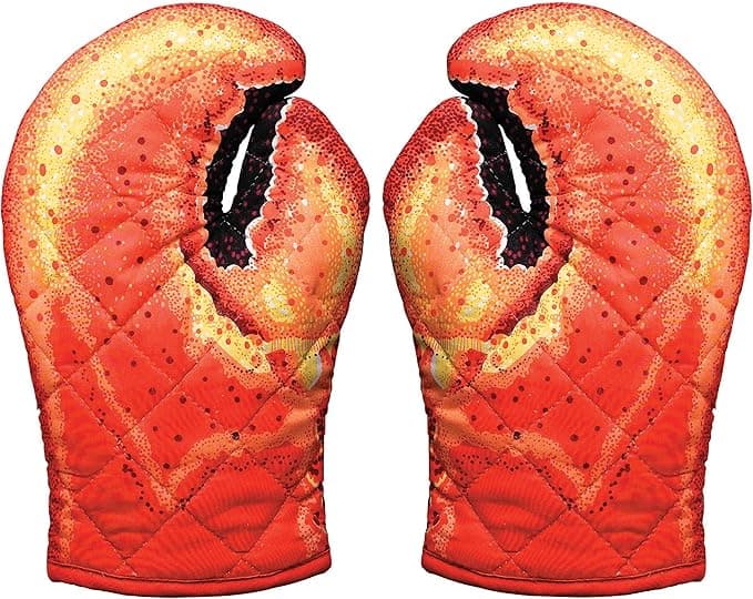 Boston Warehouse Lobster Claw Oven Mitts