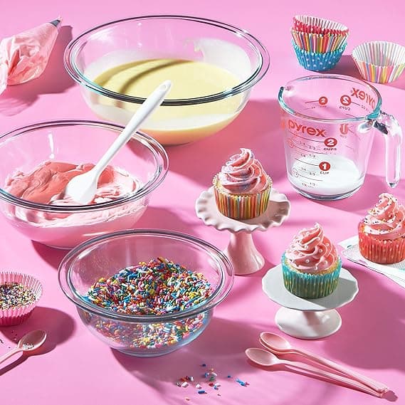 Pyrex Smart Essentials 3-Piece Prepware Mixing Bowl Set